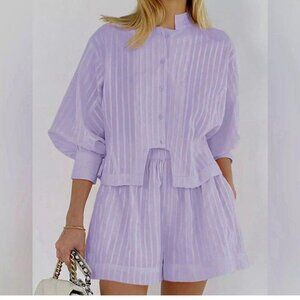 REVOLVE & LUXURY RESORT‎ lovers COMMENSE Medium Shorts orchid M cotton